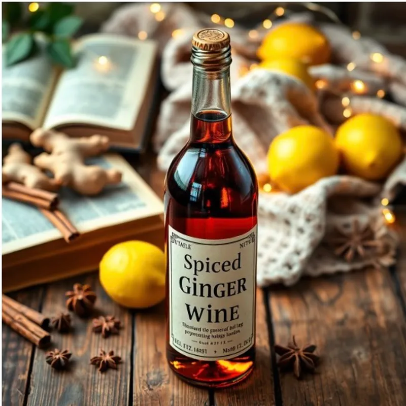 Spiced Ginger Wine image